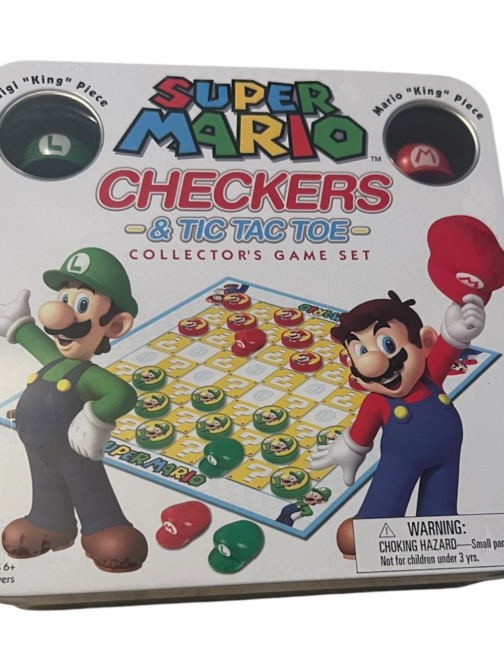 *UNOPEN* Nintendo Super Mario Checkers & Tic Tac Toe Game Set
